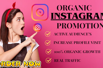 do instagram promotion for super fast organic growth