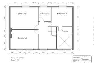 create foundation plan, framing plan, 2d floor plan, autocad, city permit