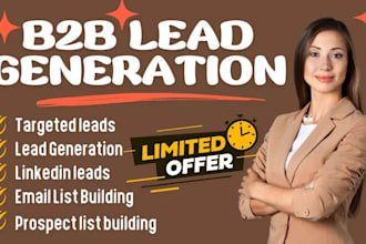 do b2b lead generation targeted linkedin lead generation sales navigator emails
