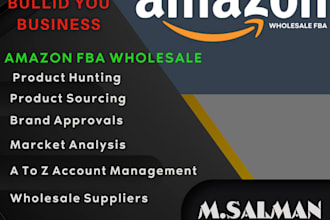 provide you expert solutions of amazon wholesale fba and fbm