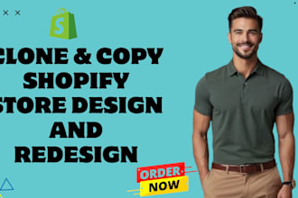 copy, clone shopify store or copy shopify shopify website