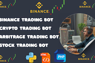build profitable binance crypto trading bot, hft binance bot, binance trading