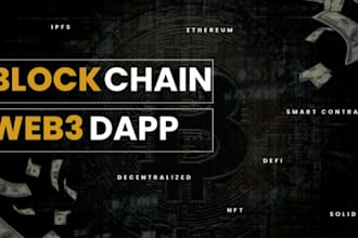 professional blockchain development, smart contracts, dapps, solidity, web3