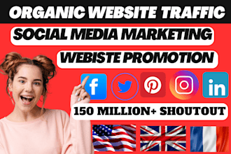 promote your website, business, blogs, amazon, product, book, event or any link