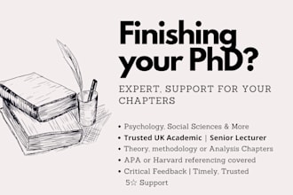 proofread your phd thesis chapters with expert academic feedback