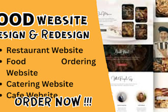 design a stunning catering website on wix, revamp your catering website