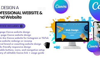 create canva website design, canva landing page migrate canva to wix wordress