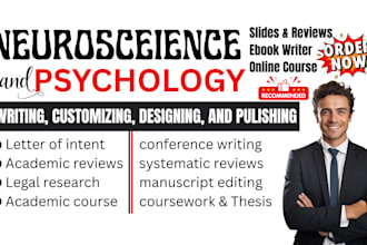 neuroscience, psychology, health and fitness medical writing, ebook ghost writer