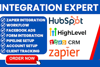 do zapier zaps gohighlevel hubspot facebook lead ads form crm sync integration
