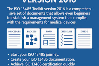 write sops and qms documentation according to iso 13485