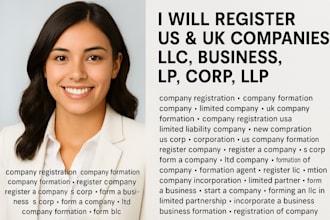 do US or UK company registration, llc, c corp, ltd, ein, form 5472, and more