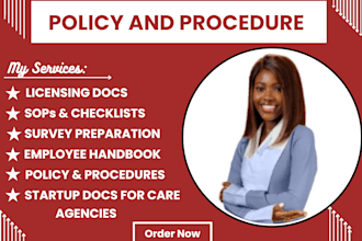 write home care policies, procedures, employee handbook and licensing docs