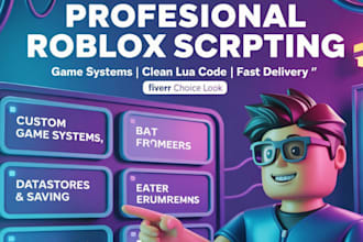 professionally script any roblox game feature you need
