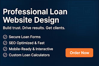 design your loan website on squarespace, wix, wordpres, wix studio and weblium