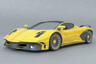 do 3d car model, gta, fivem car model, tanker, trailer, truck, 3d printing, game