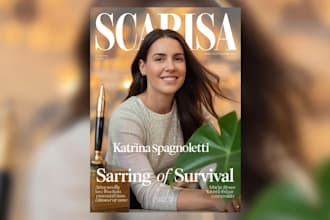 magazine layout, product catalog, lookbook editorial design, kid journal in 24hr