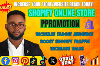 shoutout, share promote shopify, website link to 170m tiktok twitter ig audience