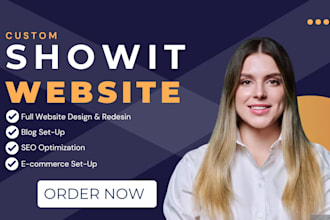 design showit website showit customization and template design