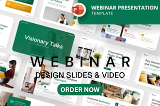 do ppt training, elearning, course, workshop webinar presentation design slides