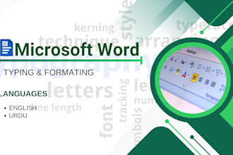 microsoft word document formatting , ms word typing job pdf expert, fast typist