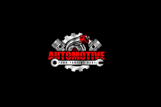 create high quality and beautiful automotive repair logo design