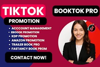 booktok promotion booktok tiktok marketing kdp ebook amanzon promotion book trai