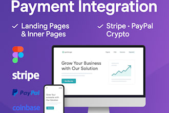 design a modern web uiux and integrate a payment gateway