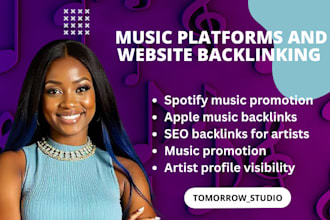 build SEO backlinks to boost your spotify apple music artist visibility
