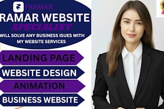 create design framer website framer animation website development
