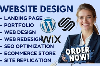 build a stunning single or landing page website clone or custome website