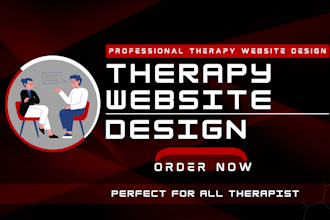 therapy website design wellness website design healthcare website mental health