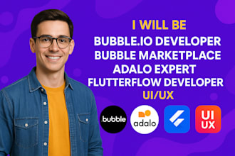 bubble io developer bubble marketplace adalo expert flutterflow developer UI
