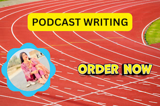 be your podcast youtube video script writer