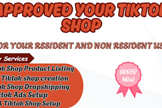 create usa tiktok shop account for non resident set up usa tiktok shop