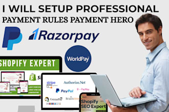 setup professional payment rules payment hero for shopify store