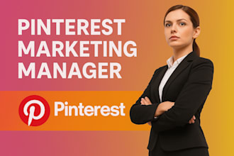 optimize seo, create pin and boards as pinterest marketing manager