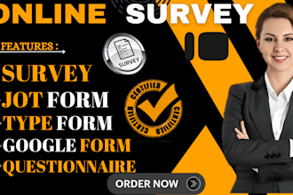 fill online survey with google form and questionnaire