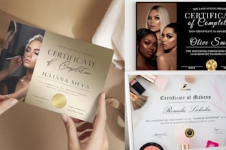 custom certificate flyer logo brochure award diploma certificate designs