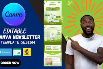 design engaging canva newsletters with branded email templates