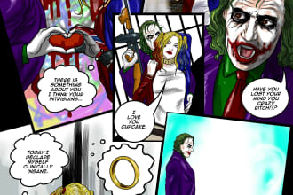 draw a comic page