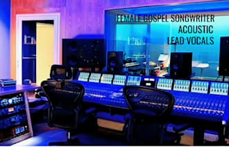 be your female gospel choir or singer and backing vocal to your gospel songs