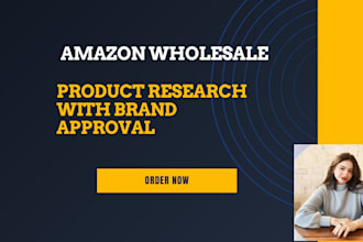do product hunting with brand approval for amazon wholesale
