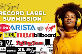 submit your music to top active record label to get you notice