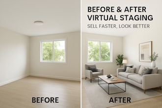 real estate virtual staging renovation property photos home design service