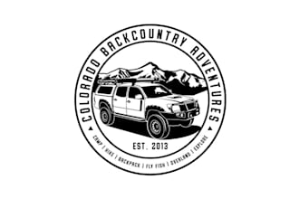design super colorado full time truck camper logo