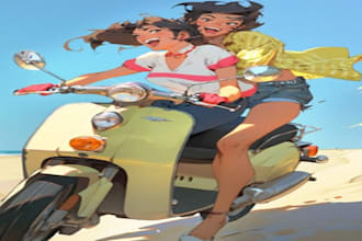 anime, games, or original characters art and nsfw