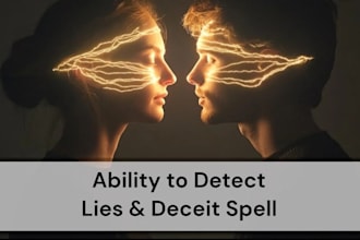 cast custom spell for honesty, make them tell the truth, ability to detect lies