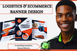 logistics fleet banner design logistics ads banner ecommerce logistics banner