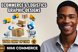 ecommerce logistics graphic design logistics logo brochure card packaging design