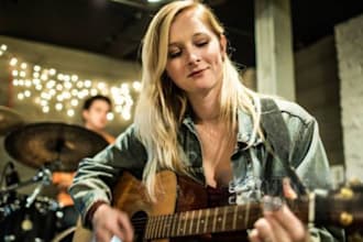 sing country family song, indie folk americana flair as a female singer